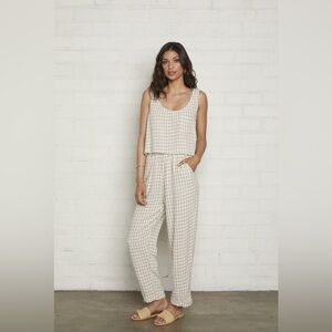 Rachel Pally Gingham Mikko Pants XS